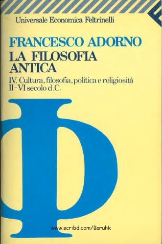 La filosofia antica. Volume 4