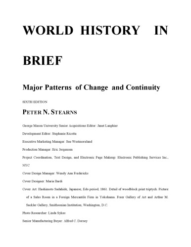 World History in Brief: Major Patterns of Change and Continuity, Combined Volume