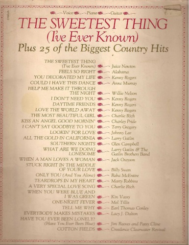 The Sweetest Thing I've Ever Known) Plus 25 of the Biggest Country Hits