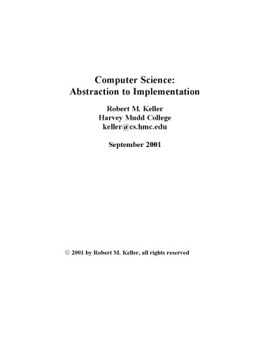 Computer science: abstraction to implementation