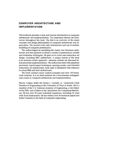 Computer Architecture and Implementation