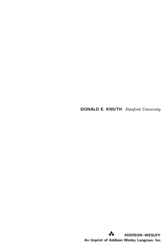 The art of computer programming, vol.3: sorting and searching