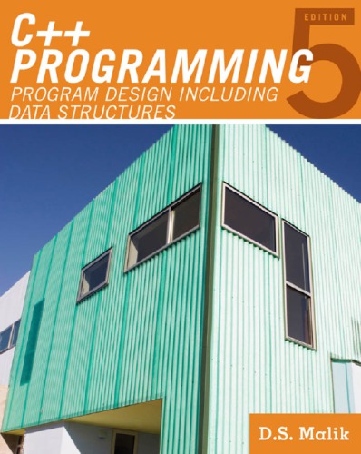 C++ Programming. Program design including data structures