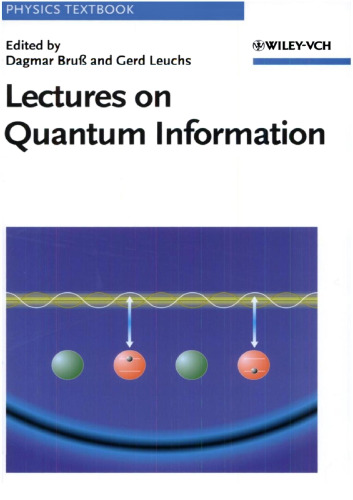Lectures on quantum information