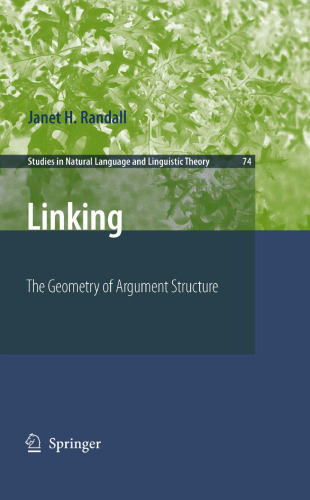 Linking: The geometry of argument structure 