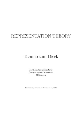 Representation theory