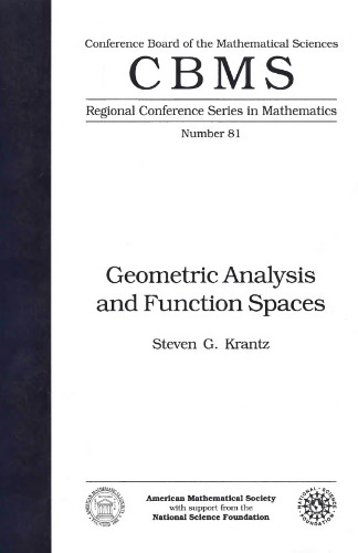 Geometric analysis and function spaces