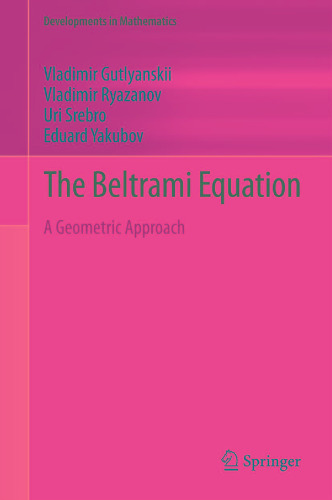 The Beltrami Equation: A Geometric Approach
