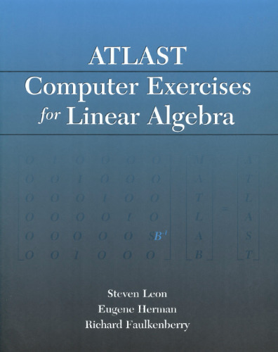 ATLAST: computer exercises for linear algebra