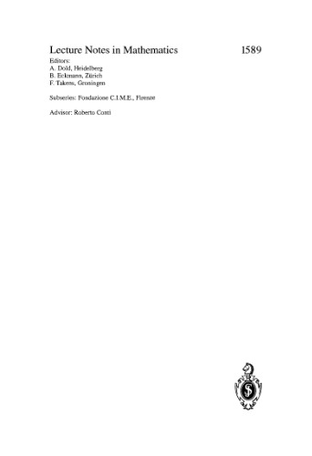 Transition to chaos in classical and quantum mechanics : lectures given at the 3rd Session of the Centro Internazionale Matematico Estivo (C.I.M.E.) held in Montecatini Terme, Italy, July 6-13, 1991