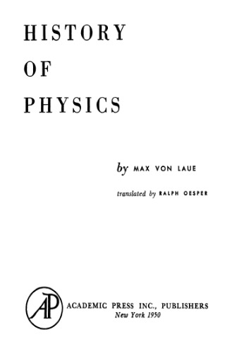 History of Physics