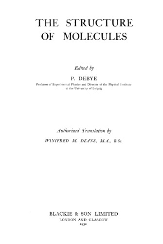 The Structure of Molecules