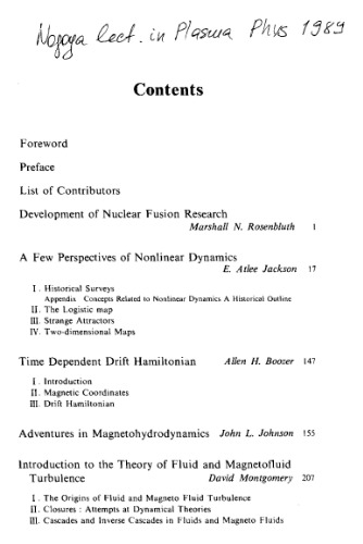 Nagoya lectures in plasma physics and controlled fusion