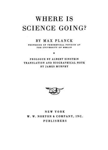 Where is Science Going