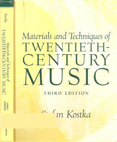 Materials and techniques of twentieth-century music