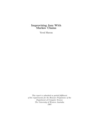 Improvising jazz with Markov chains