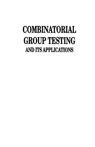 Combinatorial group testing and its applications