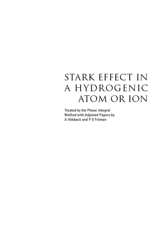 Stark effect in a hydrogenic atom or ion : treated by the phase-integral method
