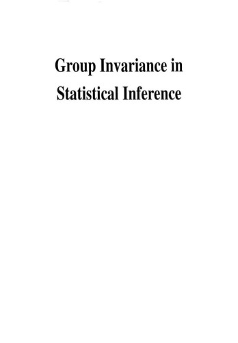 Group Invariance in Statistical Inference