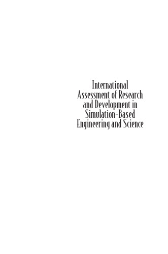 International Assessment of Research and Development in Simulation-Based Engineering and Science