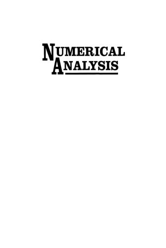 Numerical analysis
