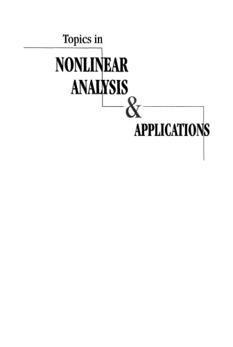 Topics in nonlinear analysis & applications