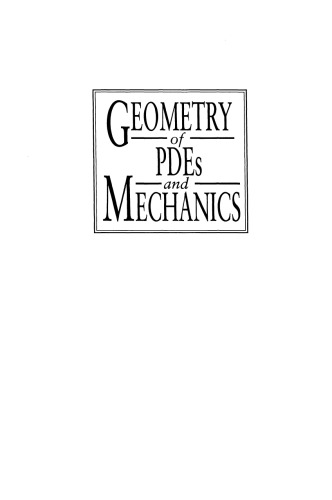 Geometry of PDEs and mechanics