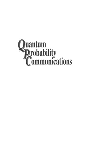 Quantum probability communications
