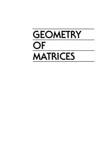 Geometry of matrices : in memory of Professor L.K. Hua (1910-1985)