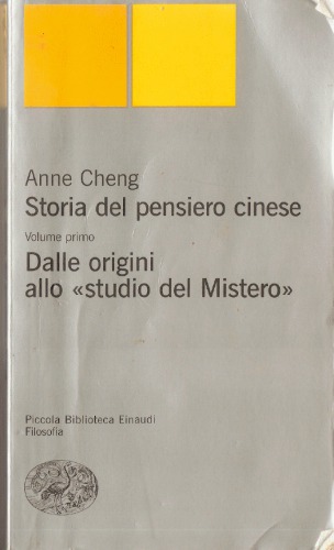 Storia del pensiero cinese