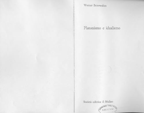 Platonismo e idealismo