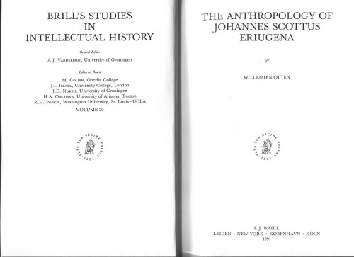 The Anthropology of Johannes Scottus Eriugena