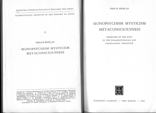 Monopsychism Mysticism Metaconsciousness
