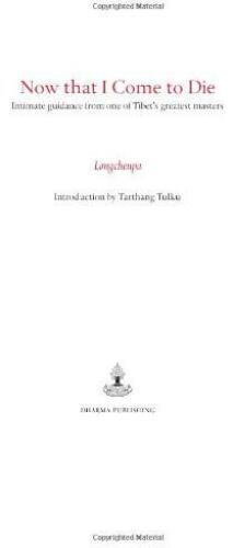 Now That I Come to Die