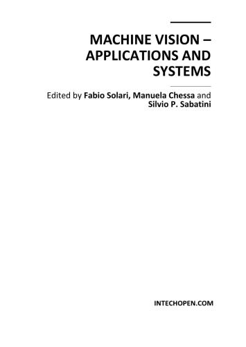 Machine Vision - Applications and Systems
