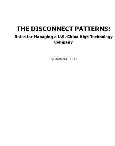 The Disconnect Patterns