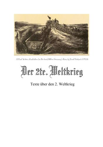 Der 2te.Weltkrieg Texte über den 2. Weltkrieg