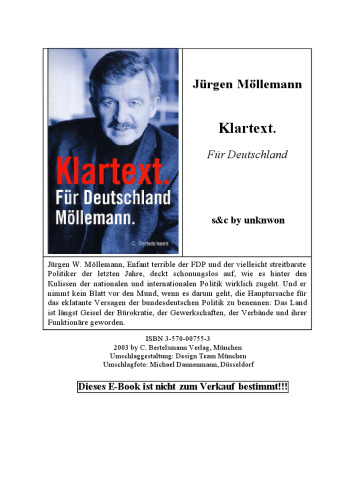 Klartext : für Deutschland