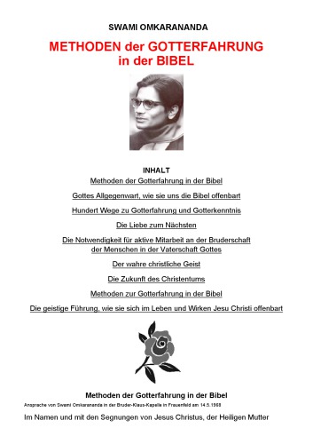 Methoden der Gotterfahrung in der Bibel