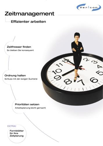 Zeitmanagement; Effizienter arbeiten