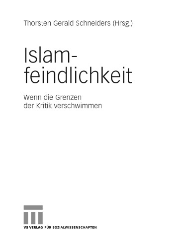 Islamfeindlichkeit : wenn die Grenzen der Kritik verschwimmen