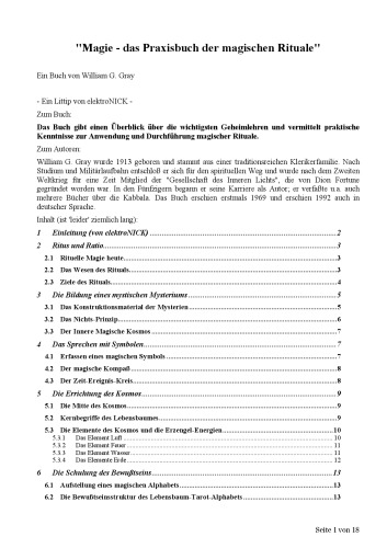 Magie : das Praxisbuch der magischen Rituale