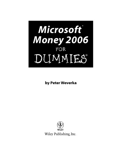 Microsoft Money X for dummies