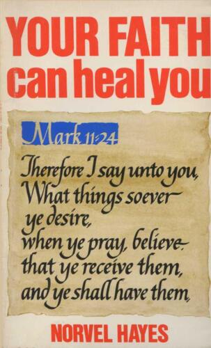 Your faith can heal you