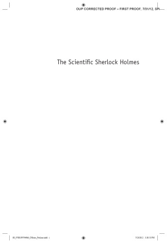 The scientific Sherlock Holmes : cracking the case with science and forensics