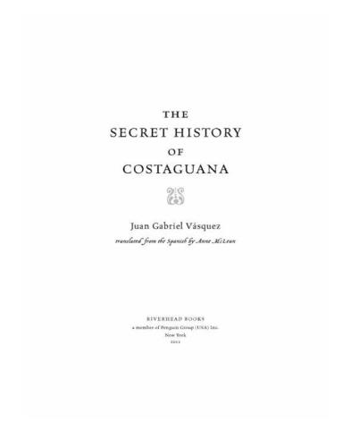The secret history of Costaguana