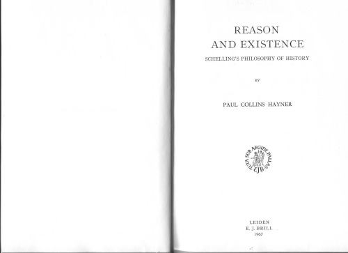 Reason and Exsistence. Schelling's Philosophy of History