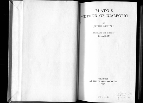 Plato's Method of Dialectic