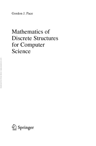 Mathematics of discrete structures for computer science