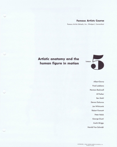 Famous Artists Course Lessons